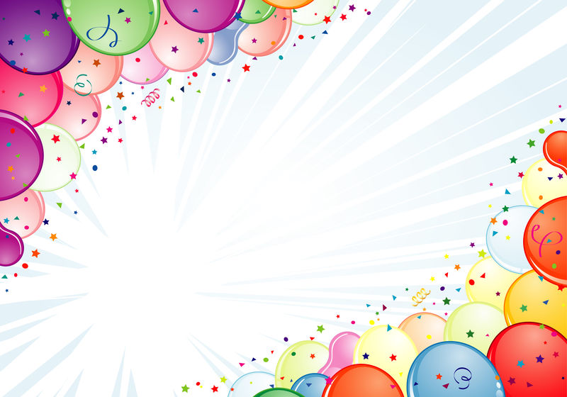 生日框架背景向量