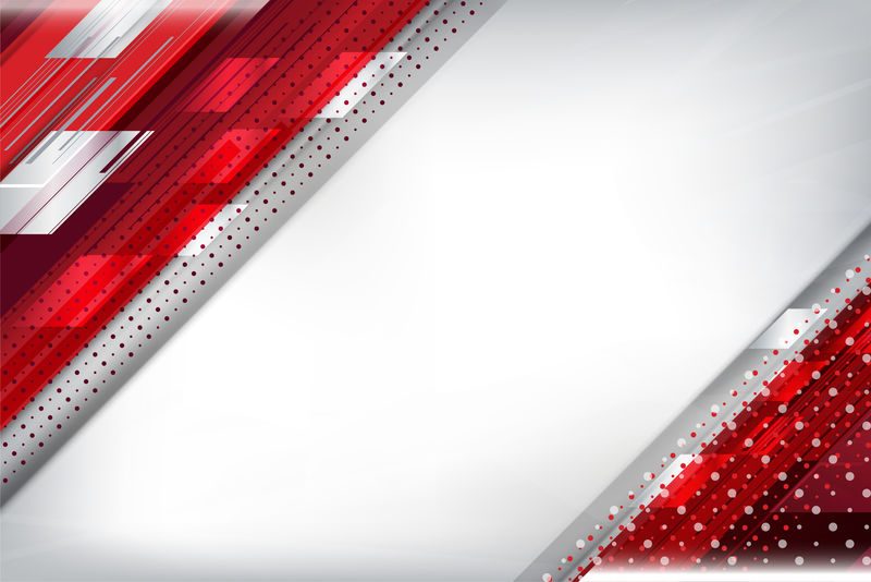 红色条纹和点背景矢量