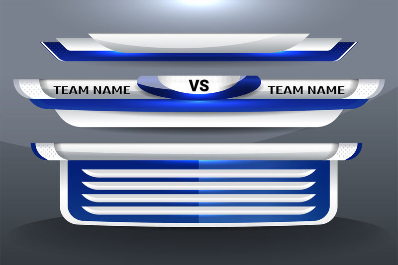 运动下三分之一模板向量