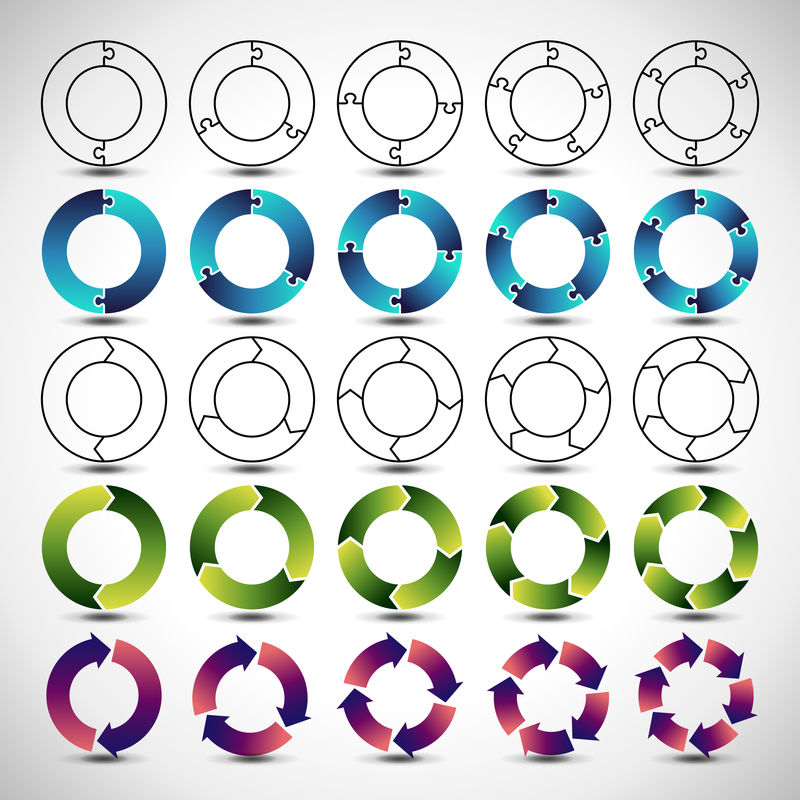 信息图形矢量图和图形