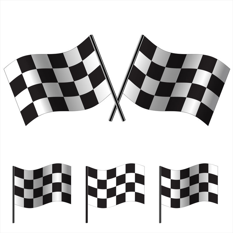 方格旗赛车矢量图片,汽车,线,波浪,运动,旗帜,黑色,成功,检查,优胜者