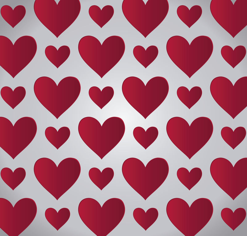 情人节卡片模式向量