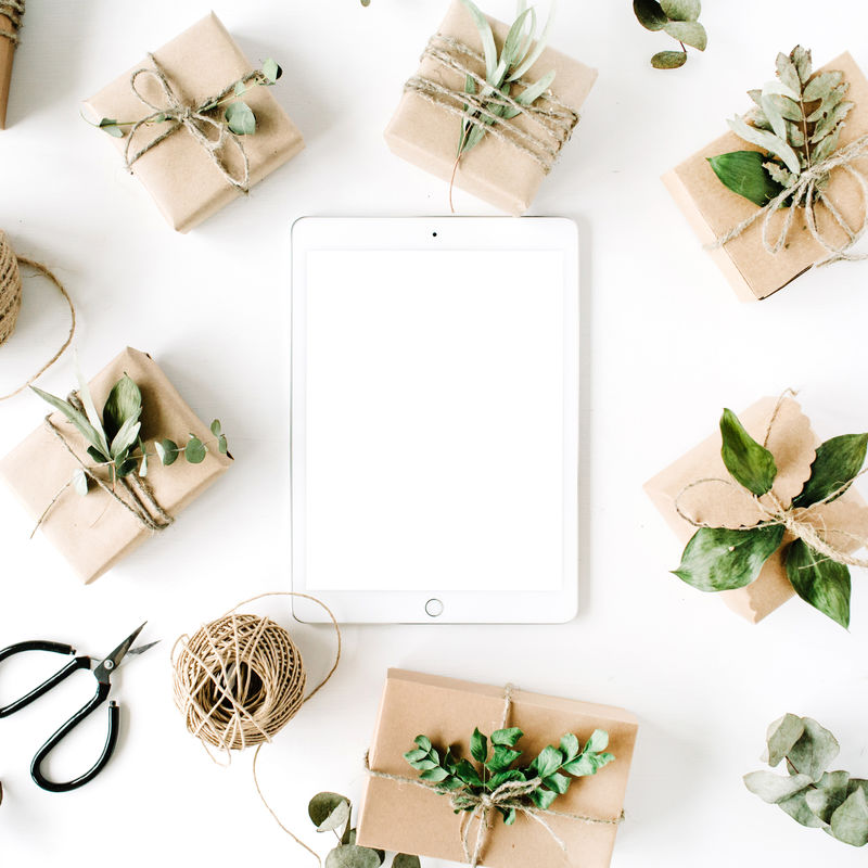 带工艺盒的平板电脑