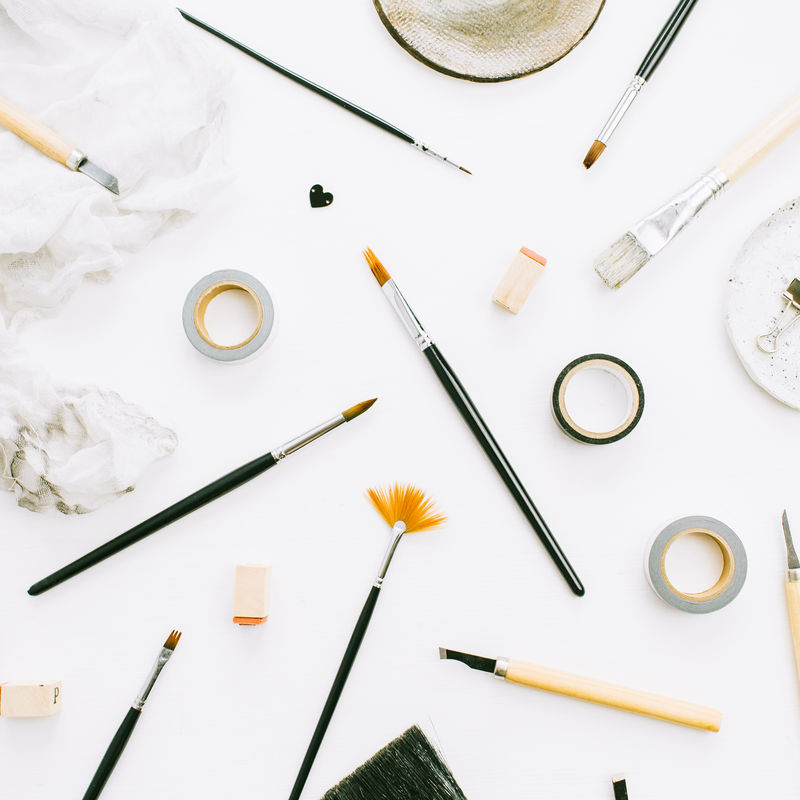 艺术刷材料平面