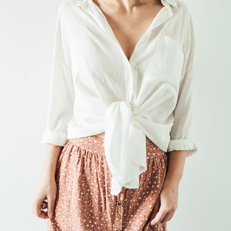 女性特写镜头\休闲时尚