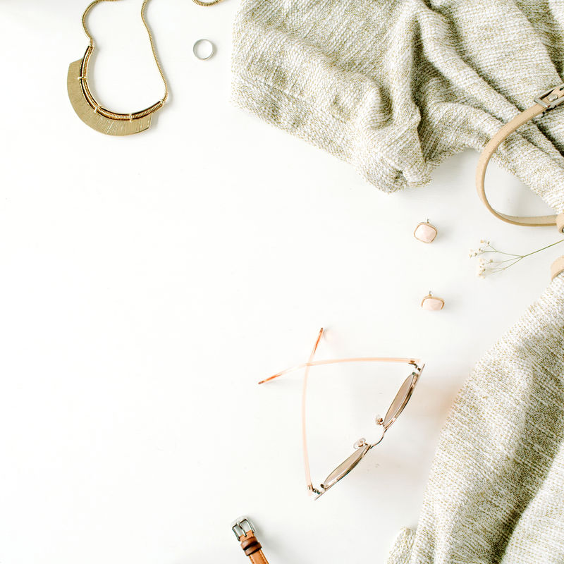 时尚女装拼贴画