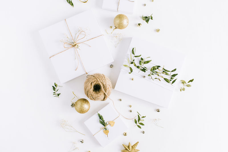 白色圣诞礼物