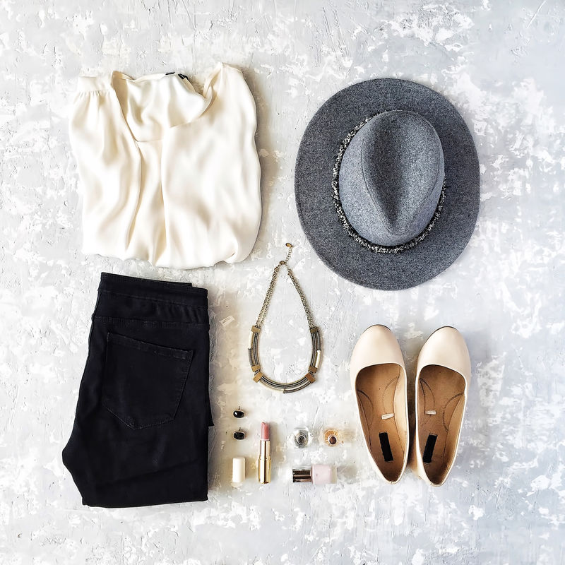 时尚时髦的衣服