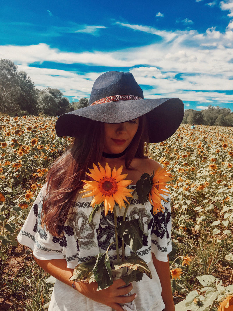 女款\黑白花连衣裙