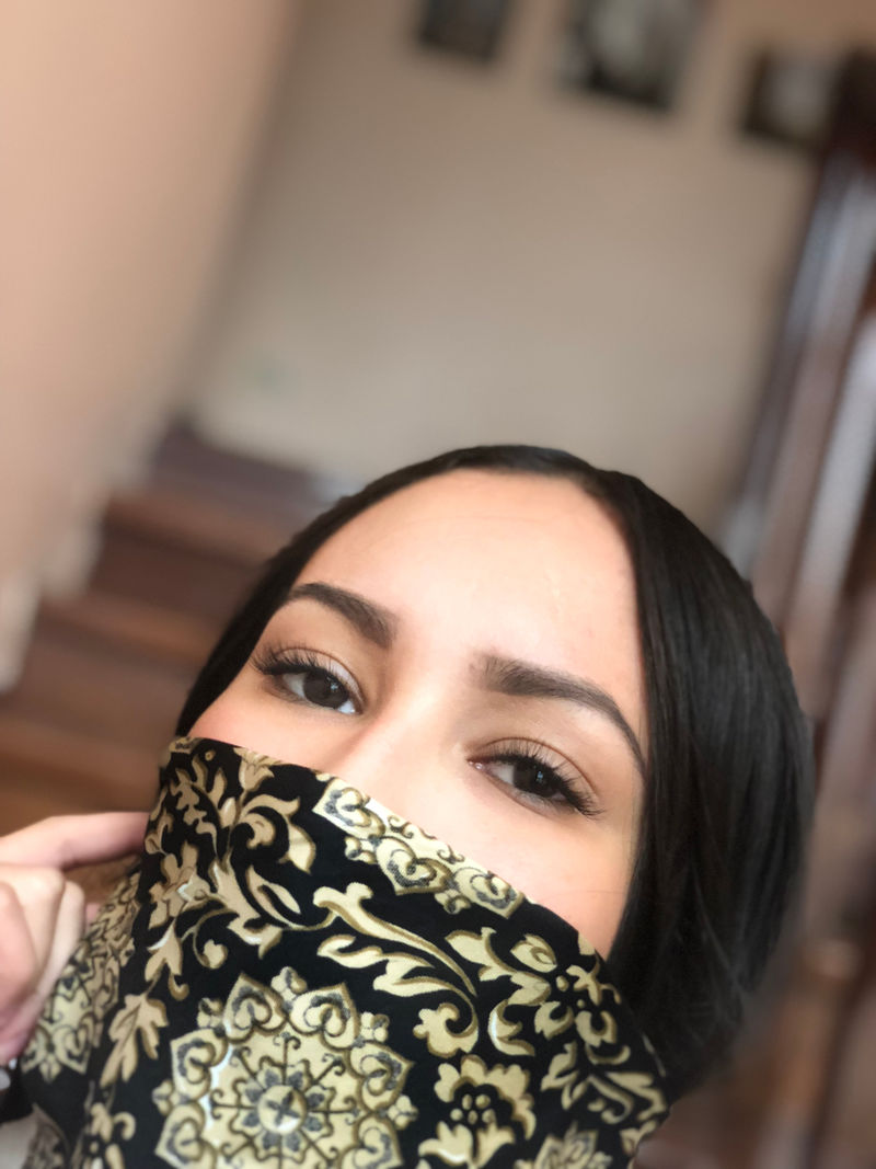 女款\黑白花上衣