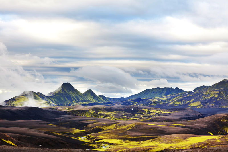 冰岛的山脉