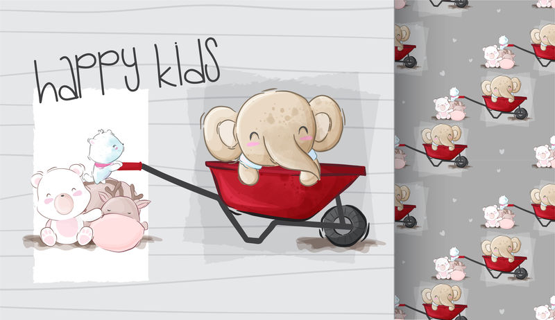 矢量可爱图案装饰设计