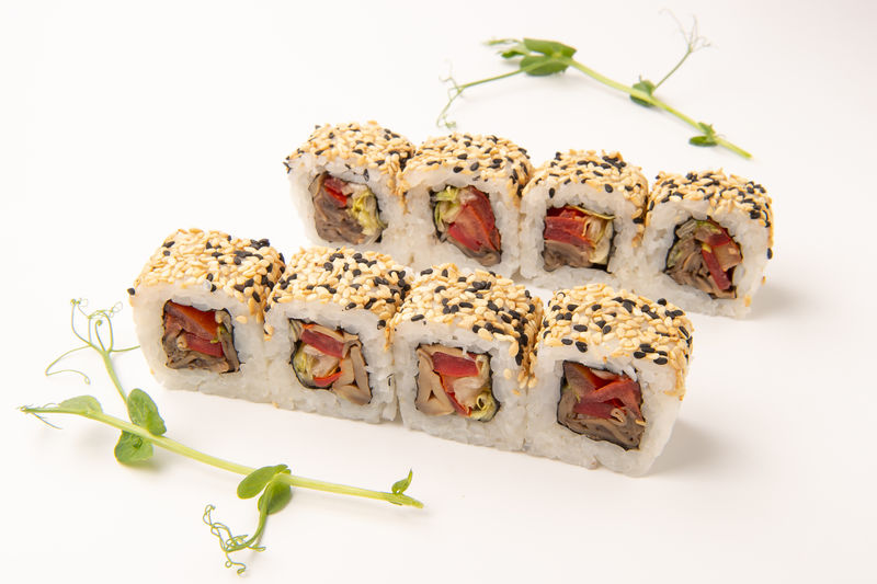 日本食品寿司米卷鱼