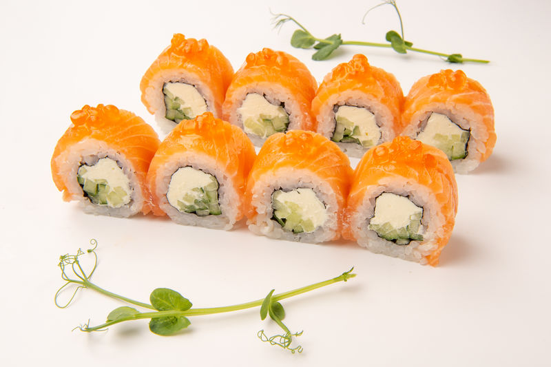 日本食品寿司米卷鱼