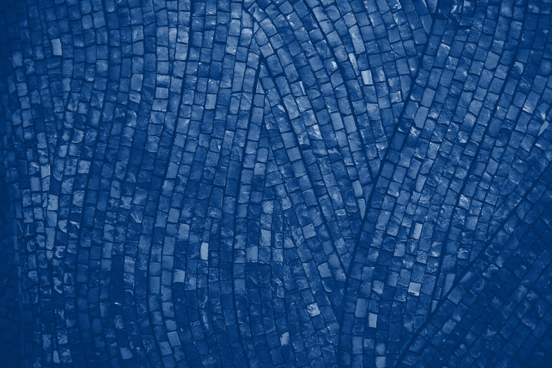 墙上的绿色马赛克纹理