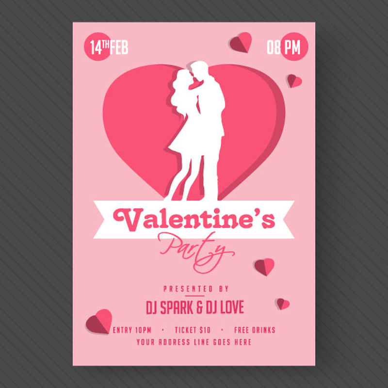 矢量情人节设计