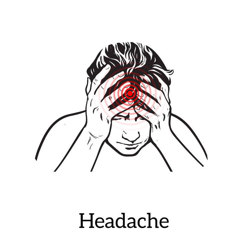 headache简笔画图片