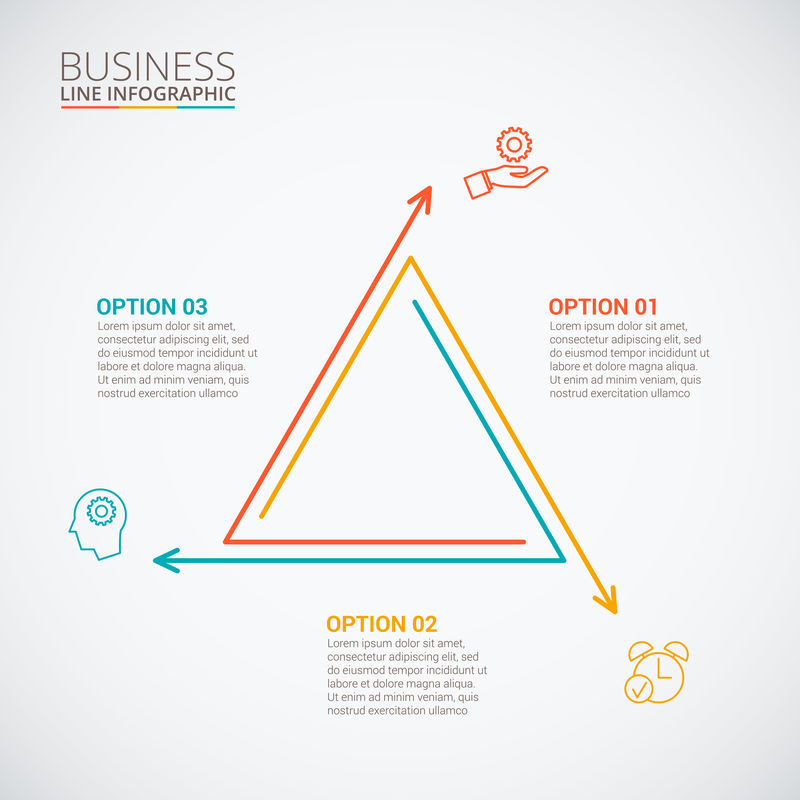 信息图形的细线平三角形 素材 高清图片 摄影照片 寻图免费打包下载