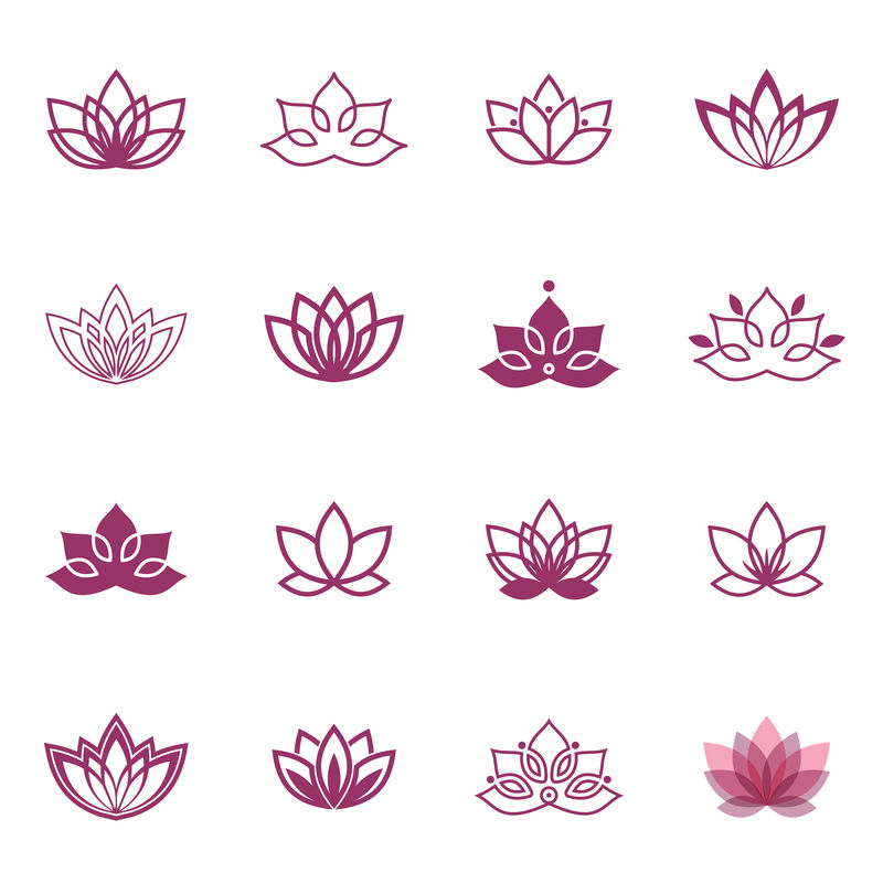 佛教莲花符号图片