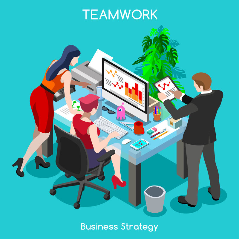 商务04人等距图