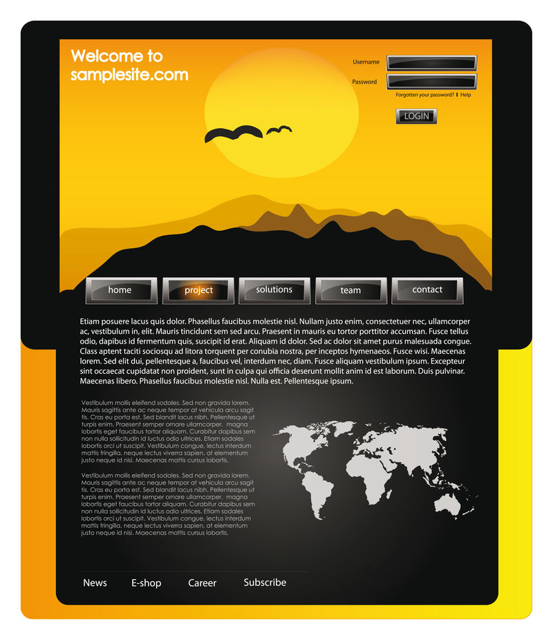 网站设计模板15素材-高清图片-摄影照片-寻图免费打包下载