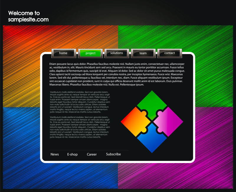 网站设计模板51