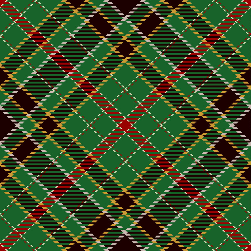 无缝的格子图案。