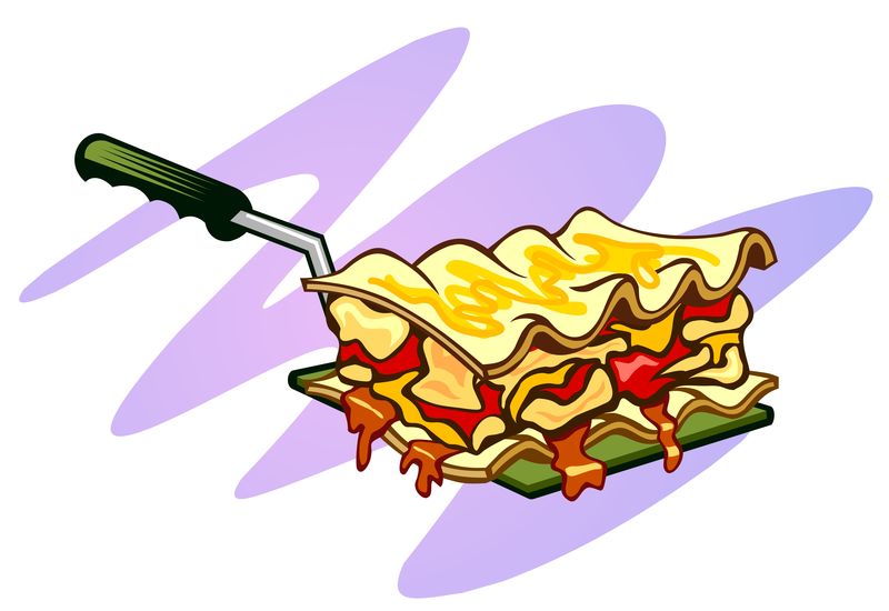 矢量意大利食品