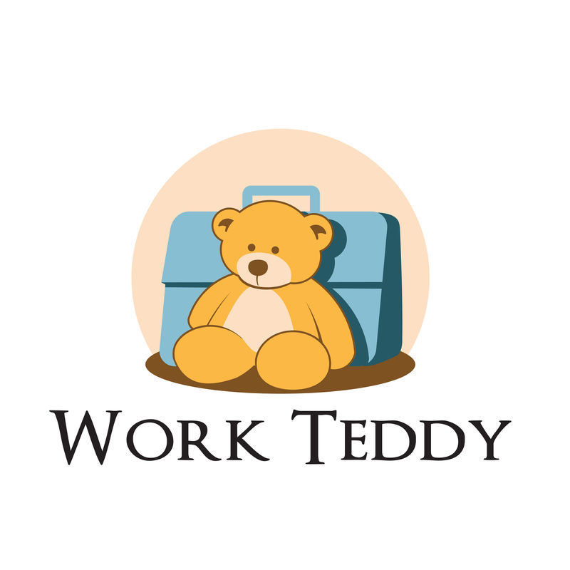 儿童家长作品-泰迪包标志图标