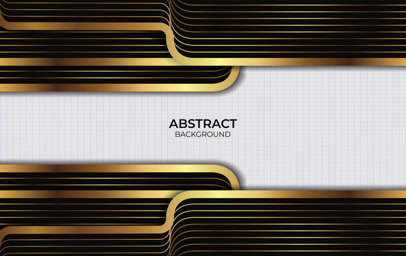 矢量豪华黑金色背景