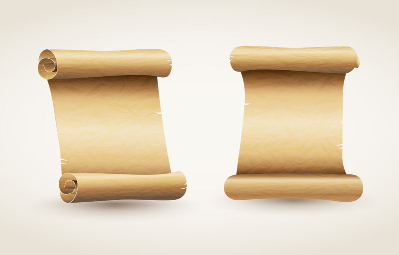 卷轴旧纸
