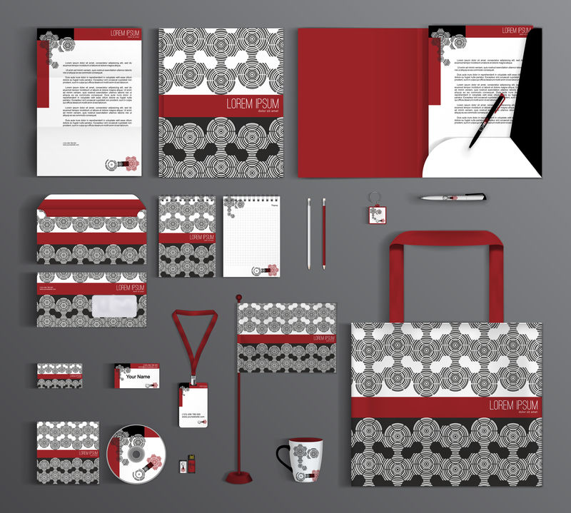 企业身份。以几何图形设置。