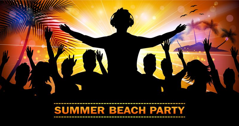 夏日沙滩舞会-舞蹈剪影