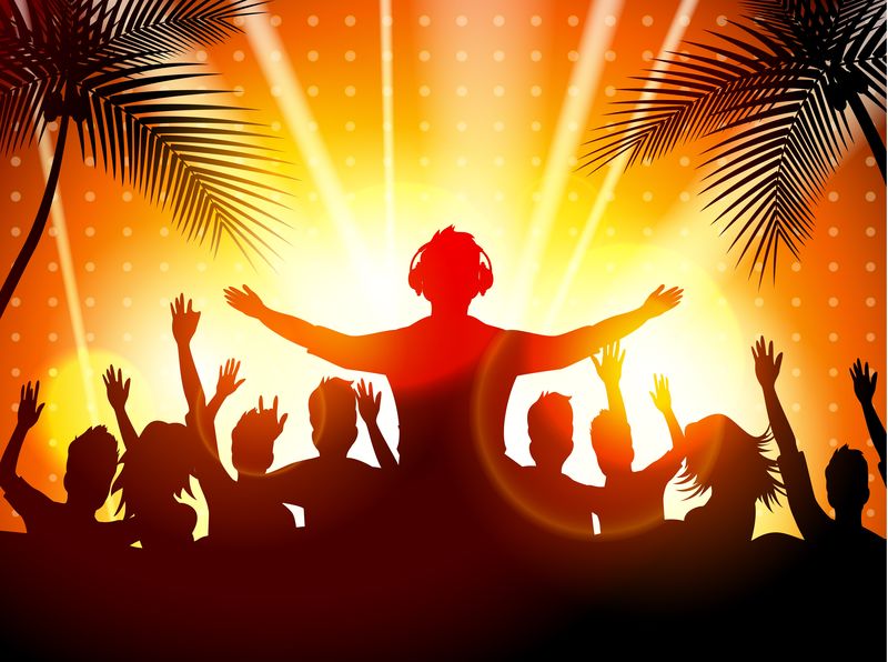 夏日沙滩舞会-舞蹈剪影