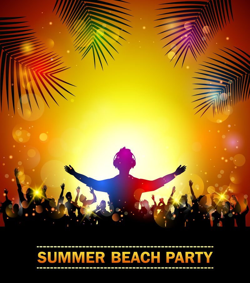 夏日沙滩舞会-舞蹈剪影