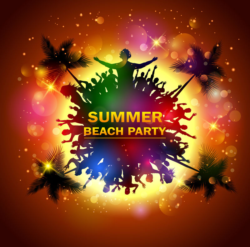 夏日沙滩舞会-舞蹈剪影