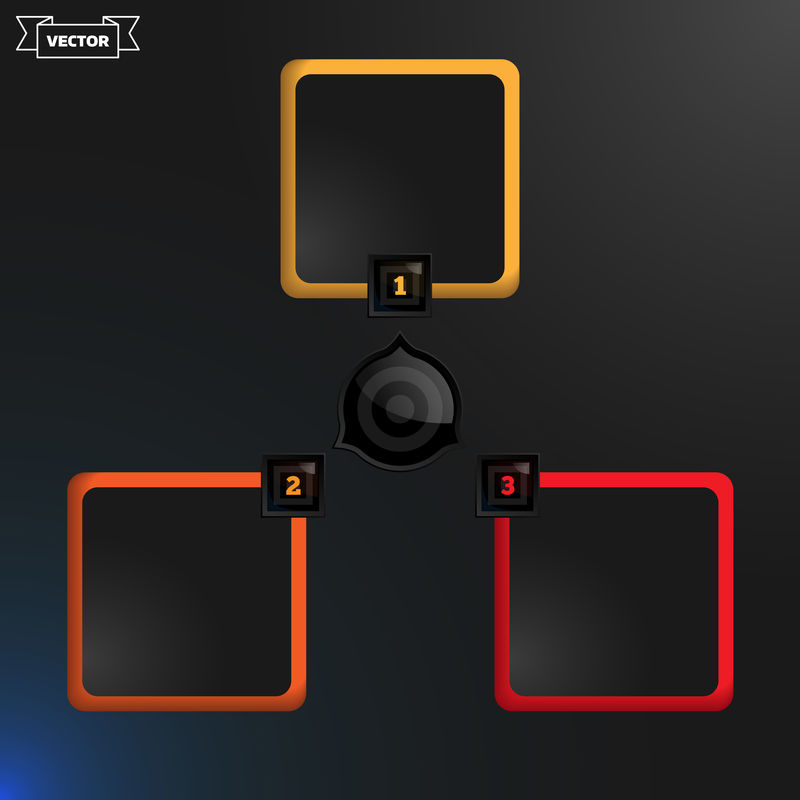 矢量信息图形设计模板。矢量图解。