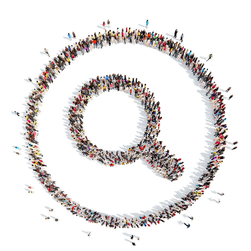 像放大镜一样的人。