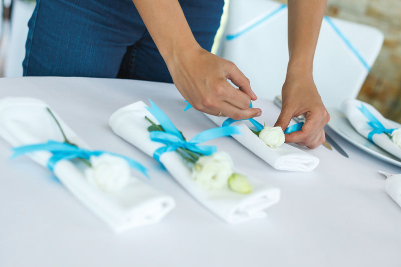 花店装饰餐巾纸