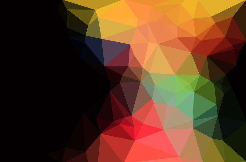 抽象多边形几何背景。