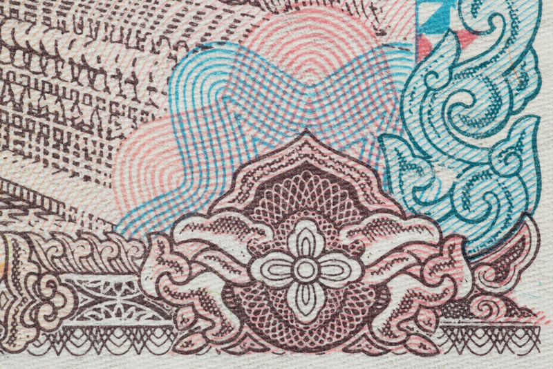 保护图案-钞票元素