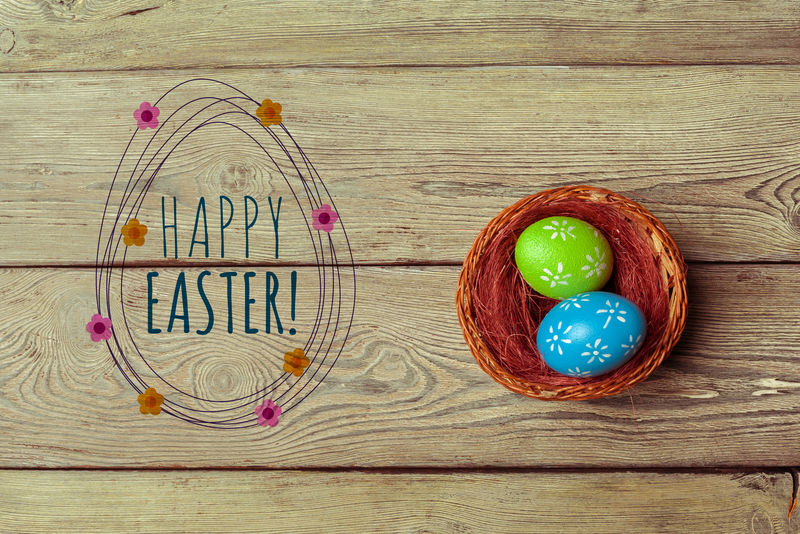 复活节背景快乐