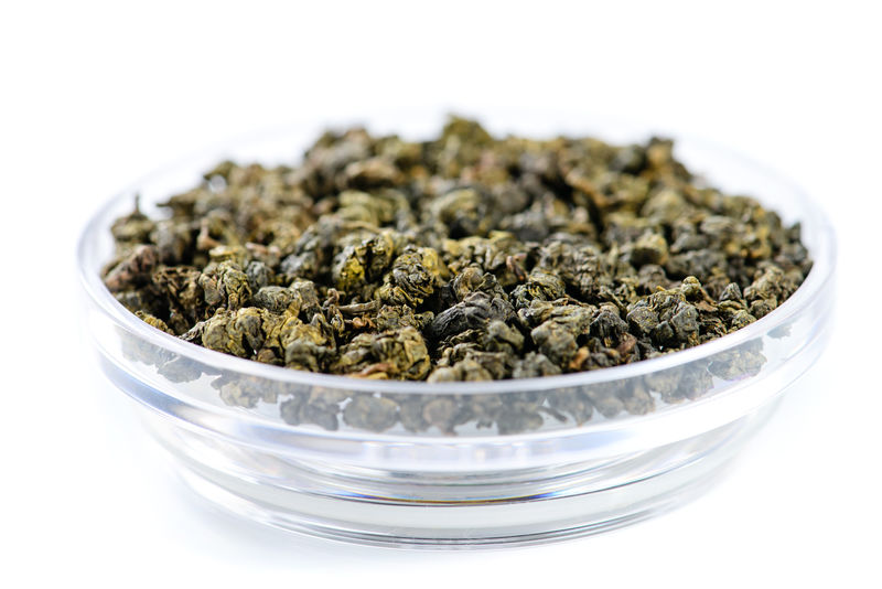 白背人参乌龙茶的特写