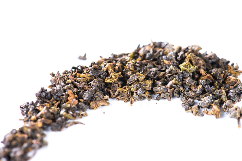 阿里山散叶茶溢茶的背景纹理