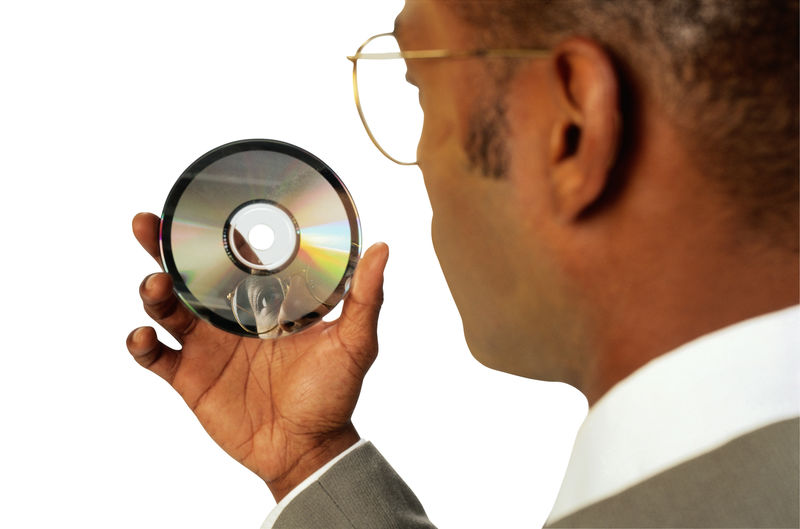 白色背景上的商人