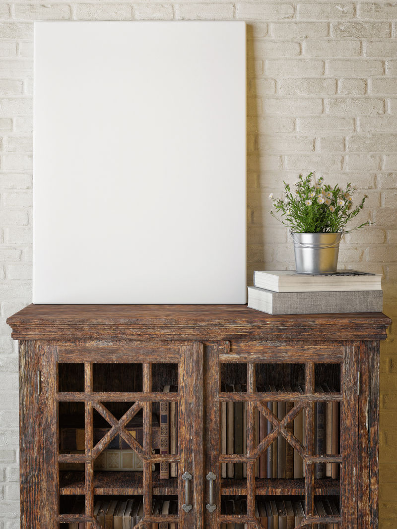 时尚概念,实体海报,3d渲染