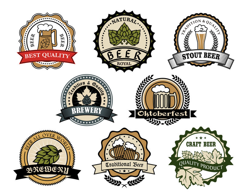 啤酒厂和啤酒标签