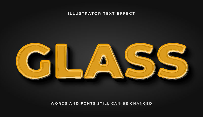 矢量可编辑文本背景