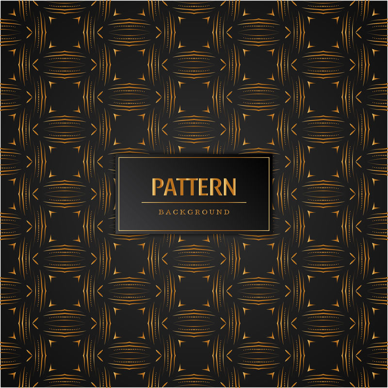 抽象金色图案无缝背景