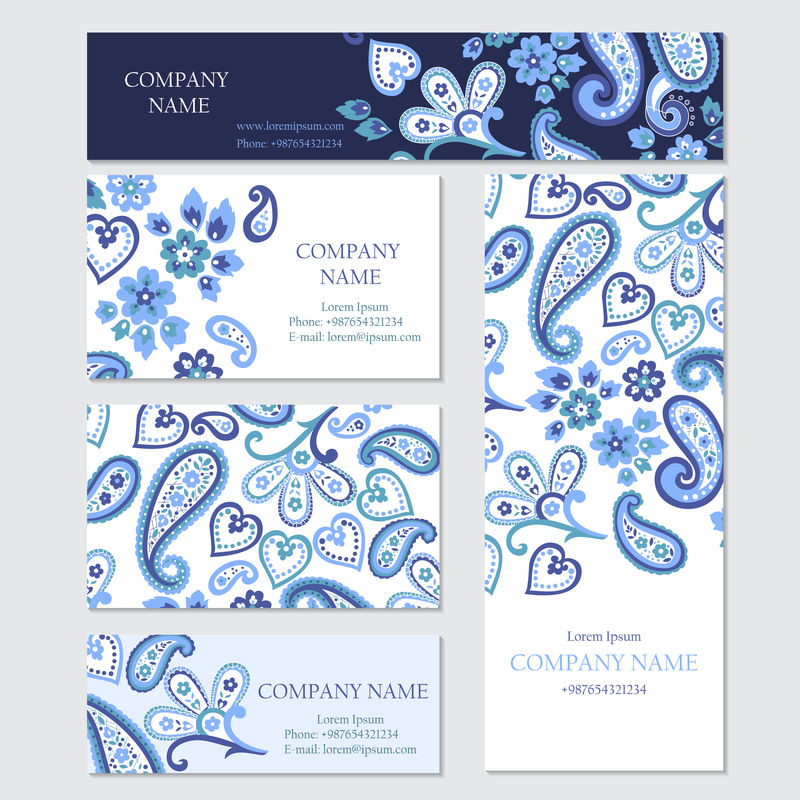 一套商务或邀请卡模板，公司标识